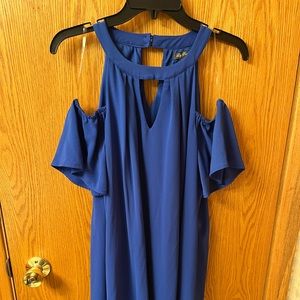 Royal blue dress